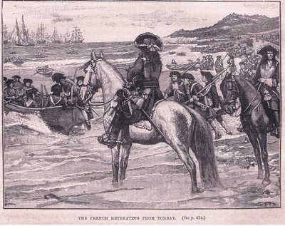The French Retreating from Torbay AD 1690 by William Barnes Wollen